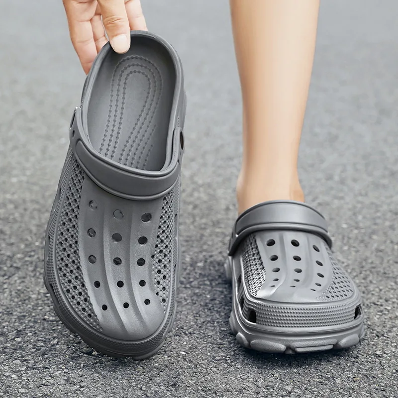 Pallene Fashion Clogs For Men EVA Light Hole Garden Shoes Outdoor Male Beach Sandals Home Bathroom Shoe Unisex Casual Slides 3