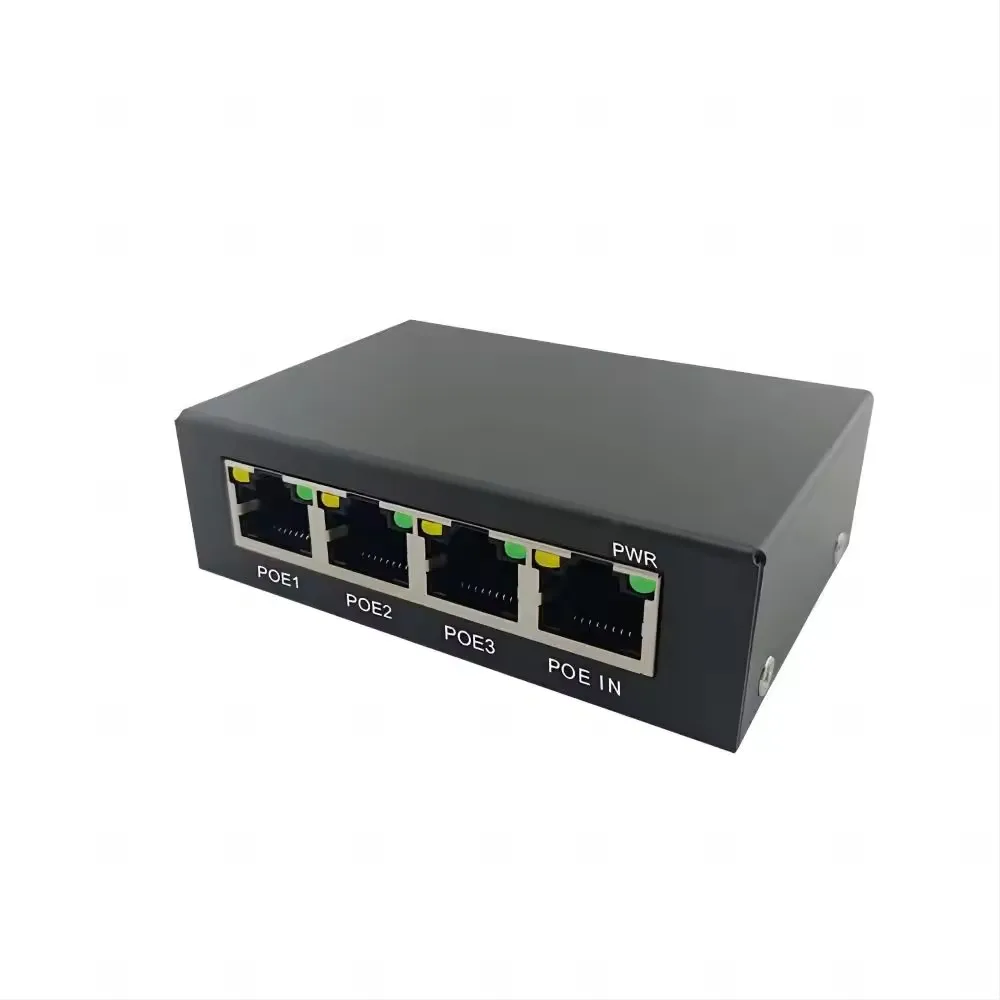 4 Ports Full Gigabit PoE Extender/repeater 5