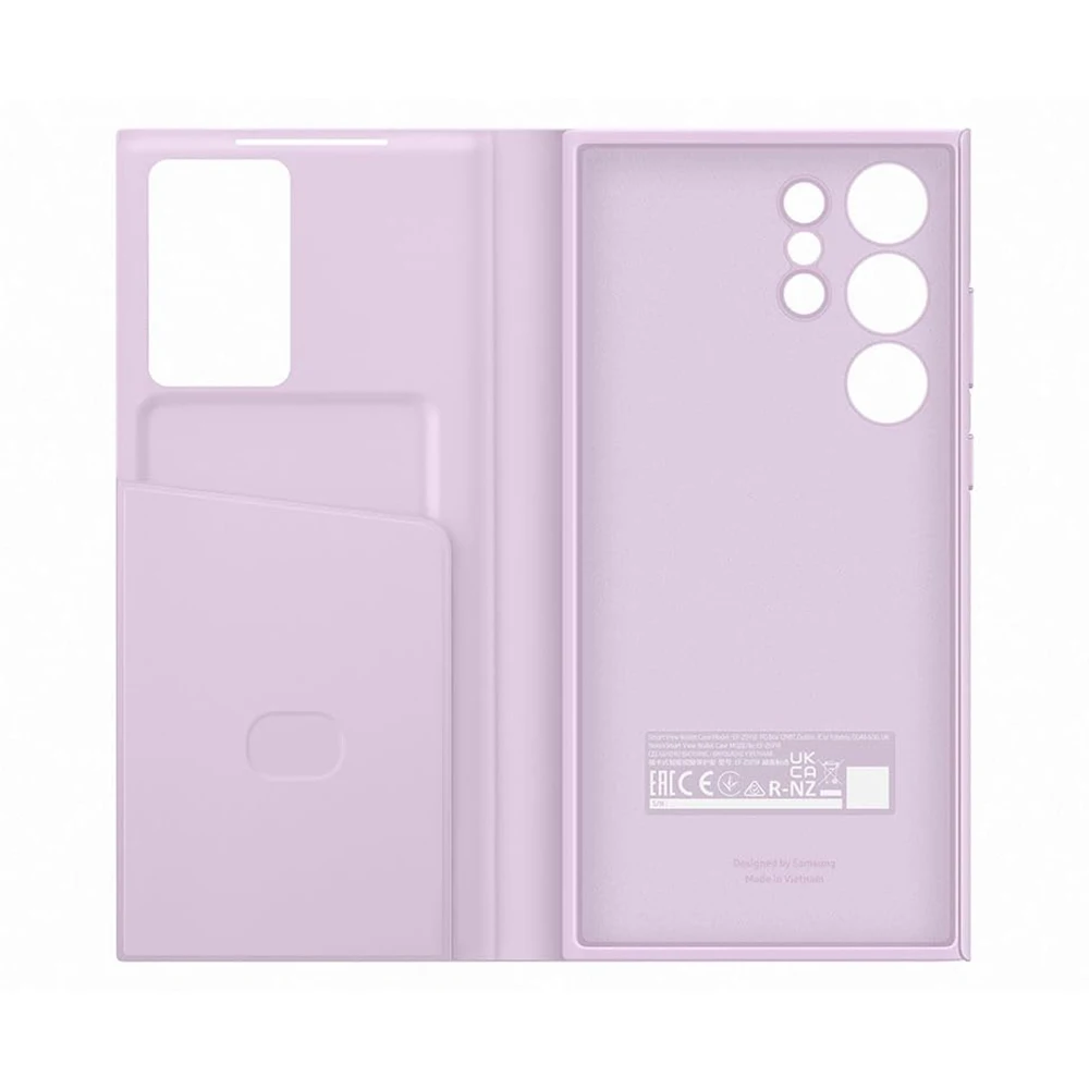Luxury Smart View Wallet Case for Samsung Galaxy S23 Ultra – Premium Vietnamese Craftsmanship