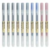 10Pcs/Set 0.38/0.5mm Gel pen Black/Blue Ink  MUJIs Pens School Office Supply Stationery For Student Business Signature Ballpoint