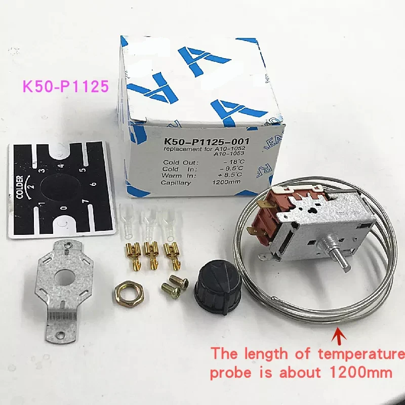 

K50-P1125 Temperature Controller Freezer Temperature Controller Refrigerator Temperature Controller Thermostat Switch AC 220V
