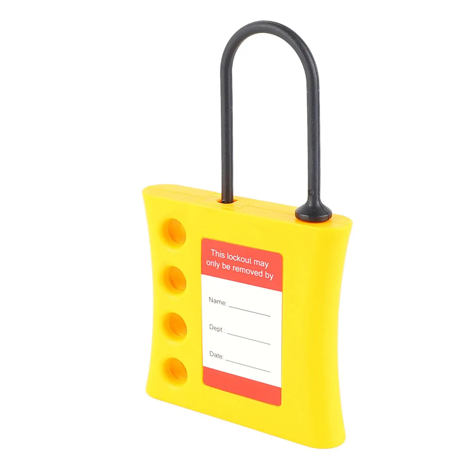 4-Hole Lockout Hasp-Insulated Secure Multi-Function Padlock Tagout Tool, Tamper-Proof Safety Device