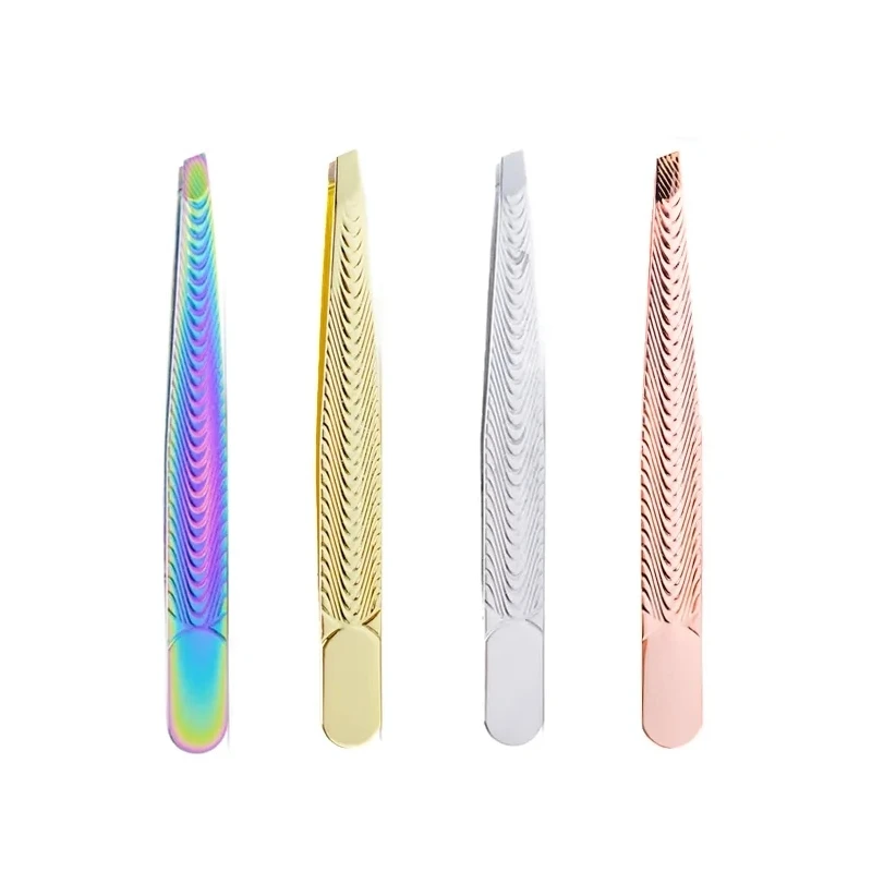 

Оригинальный пинцет для бровей FUNMIX, зажим для удаления волос на лице, нержавеющая сталь, противоскользящая ручка, инструмент для наращивания ресниц