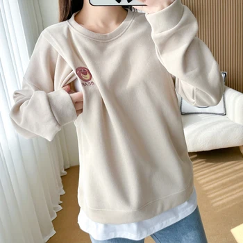 Maternity Postnatal Nursing Wear For Spring And Autumn Sweater Pink Spring And Autumn Nursing Clothing For Postnatal Wear