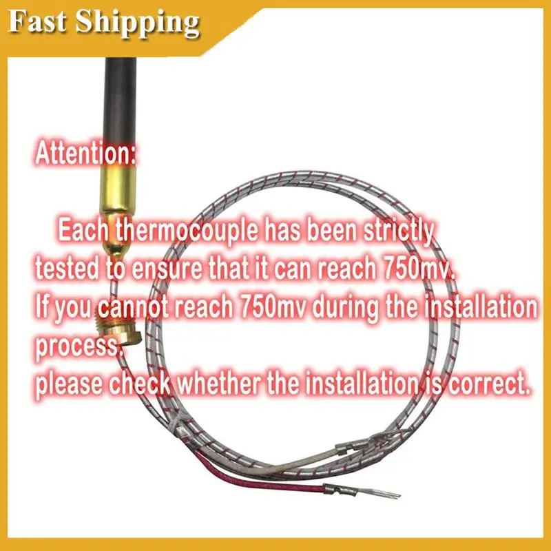 750Mv Thermocouple For Heat Glo Heatilator For Fire Gas Stoves Heat&Glo Gas Stoves Oven (36Inch, Aluminum)-A02P