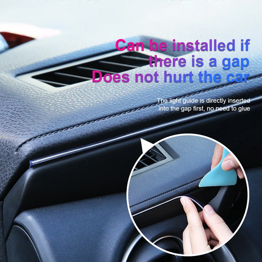 Tira de luces Led de neón para salpicadero de coche, accesorios de  decoración Interior con Bluetooth, 5/6/9/10 en 1, Control por aplicación de  música - AliExpress