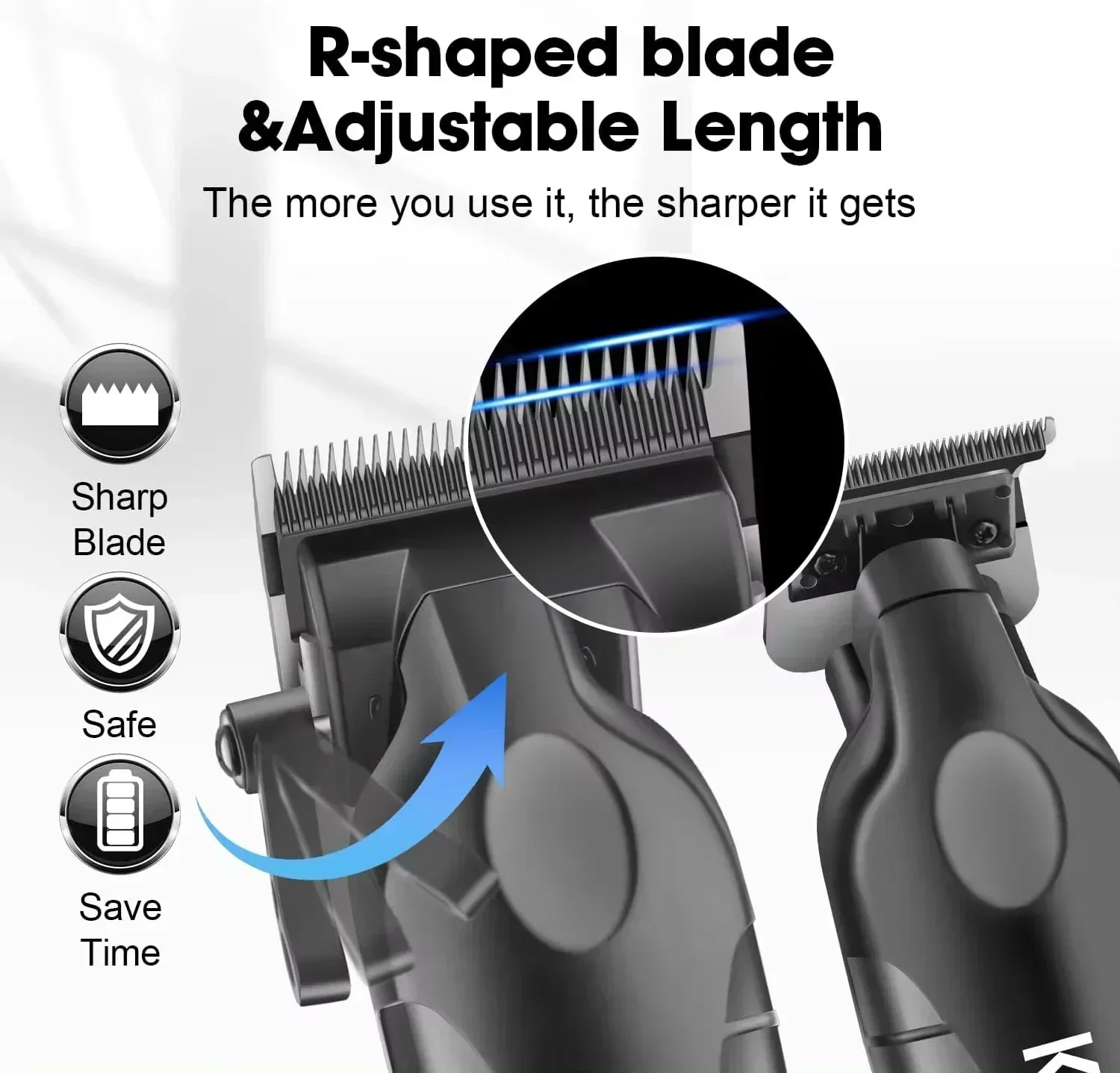 Kemei KM-2290 KM-2293 KM-T95 Professional Cutting Machine Electric Shaver Hair Trimmers With LCD Display Men's Hair Clipper hair clipper electric shaver hair trimmer