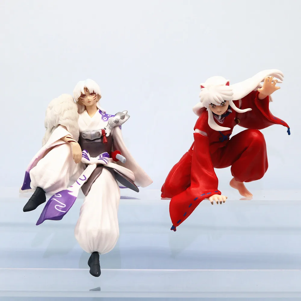 

Anime Inuyasha series model sitting posture Zishimaru red Inuyasha pressure bubble noodle statue hand toy two yuan around creati