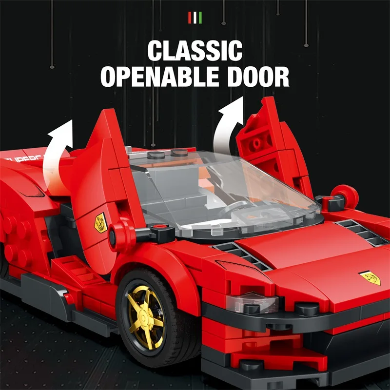 Compatible con Lego coches de carreras de alta tecnología bloques de  construcción carrera famosa coche deportivo de velocidad clásico regalos  para niños - AliExpress