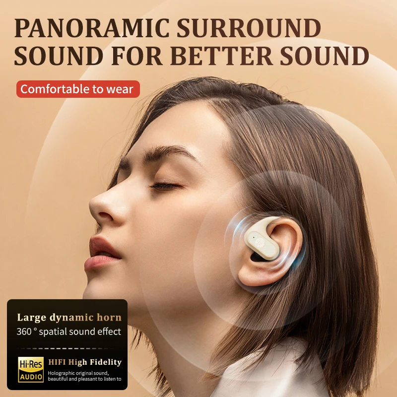 Z68Pro Ear Hanging headset Non In Ear Binaural Stereo V5.4 headphones Long Range Standby Universal Wireless Bluetooth Earphones 2
