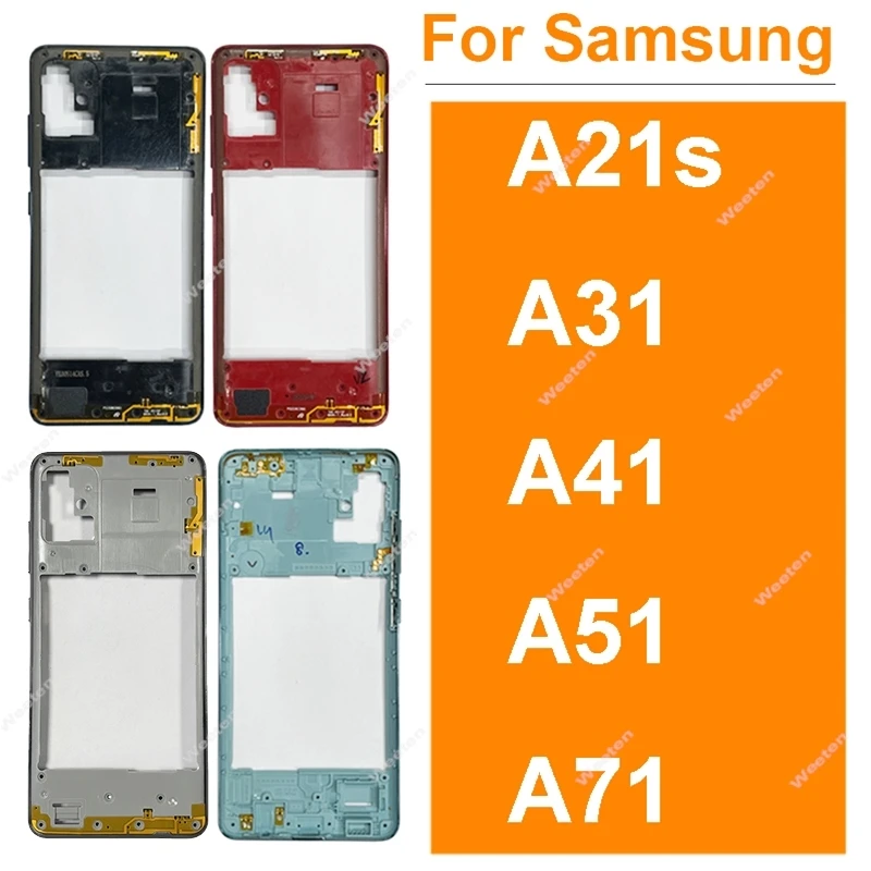Premium Middle Frame Housing Case with Side Button Parts