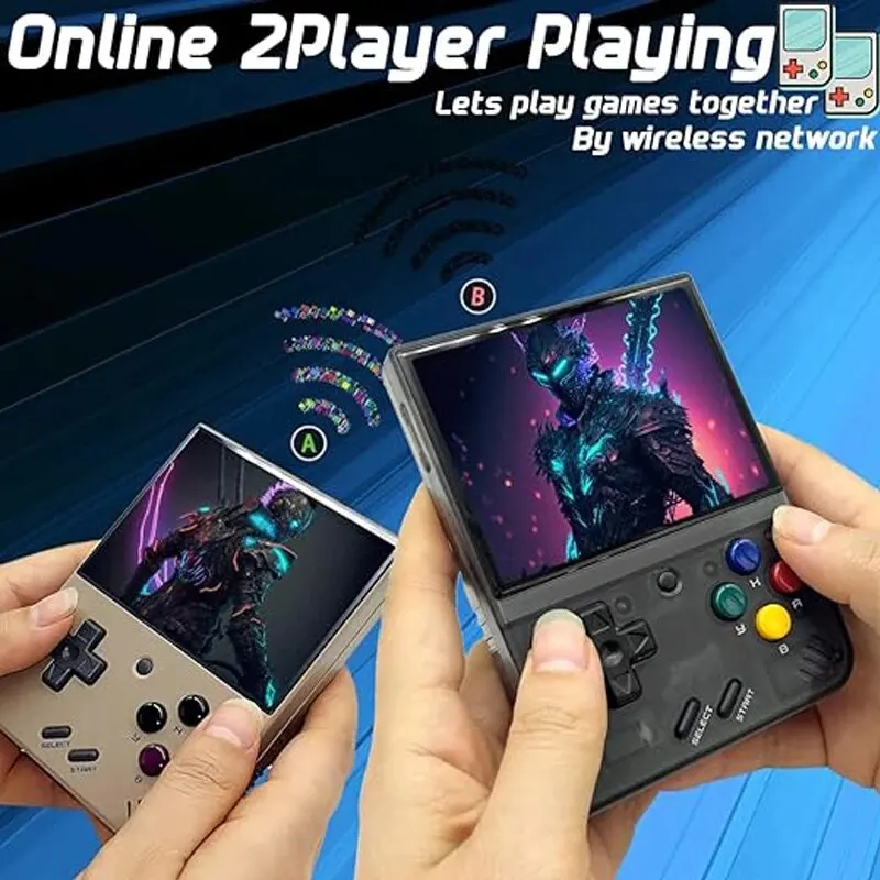 thumbnail image 1 of Consola de juegos MIYOO Mini Plus, pantalla IPS de 3,5 pulgadas, consola de juegos retro, reproductor de video de consola de juegos de 3000 mAh para Miyoo Mini Plus V3, 1 of 4