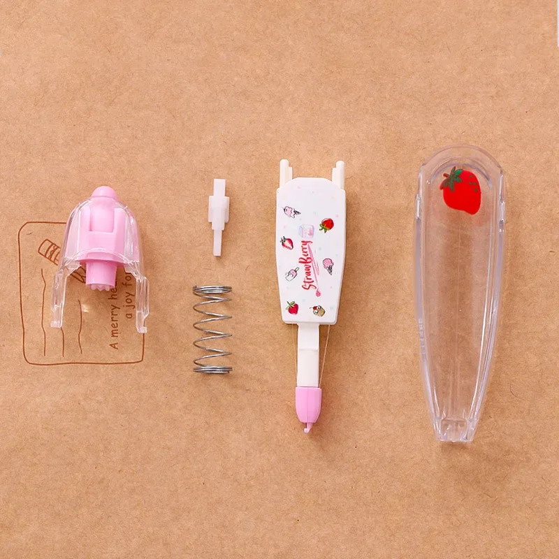 Cartoon Kawaii Correction Tape for Children Students Staff Press Type Correction Tape Paper Stationery DIY 1pc