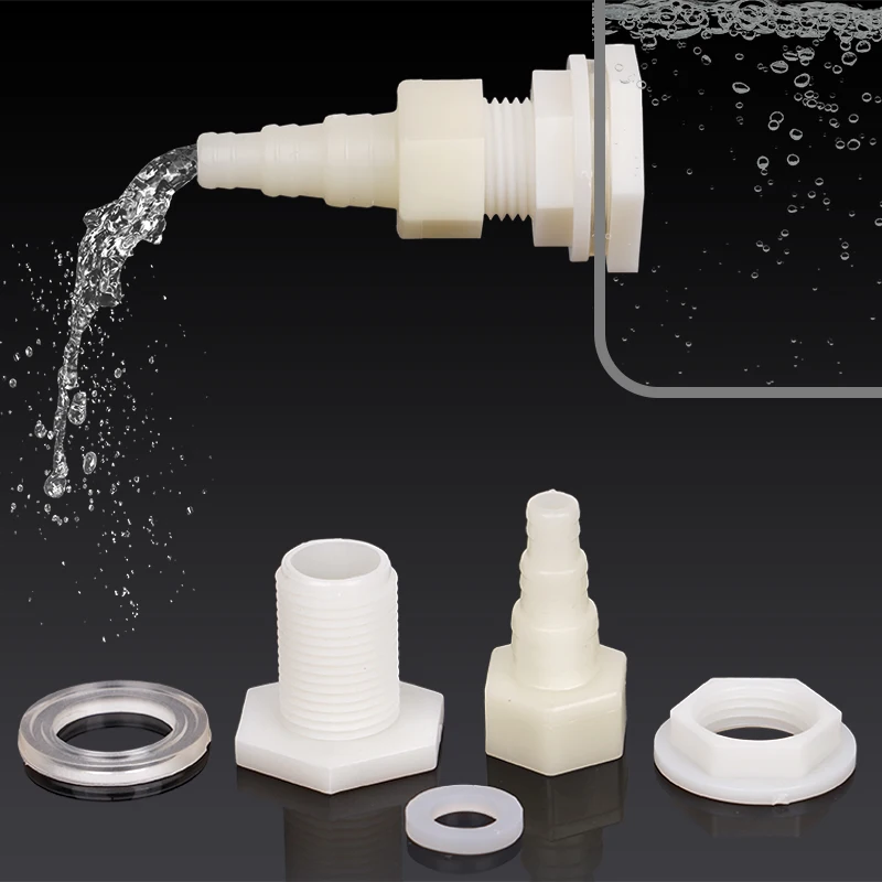 DN15 Water Tank Connector Water Tank Hose Outlet Outlet Inlet Plastic Connector Chicken Rabbit Drinker Aquarium