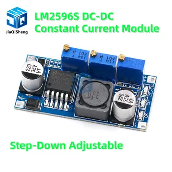 LM2596S DC-DC 정전류 모듈 LM2596 DC-DC 7V-35V 스텝 다운 가변 CC/CV 전원 모듈