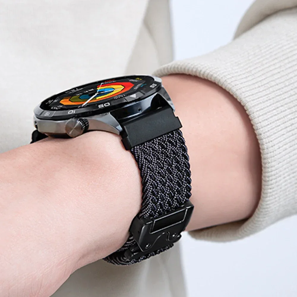 Braided Nylon Loop Strap with Parachute Buckle - Premium Replacement Wristband