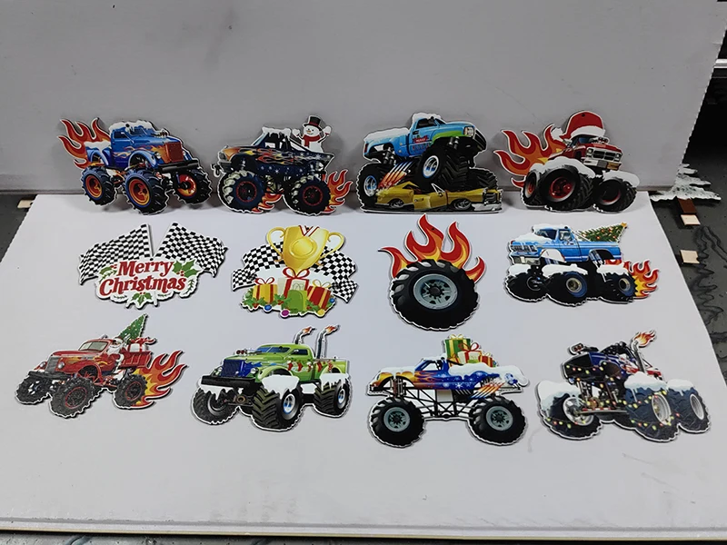 12 יחידות קישוטי רכב מרוץ לחג המולד עץ עץ עץ עץ עץ עץ עץ עץ עץ עץ עץ עץ עץ עץ