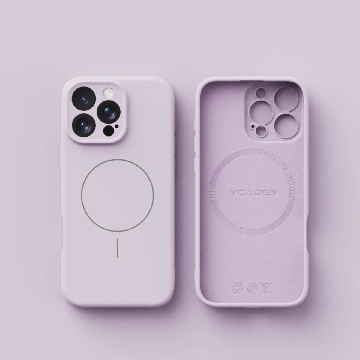 Enhanced Liquid Silicone Magnetic Phone Case - Skin Matte Cover with Wireless Charging Compatibility