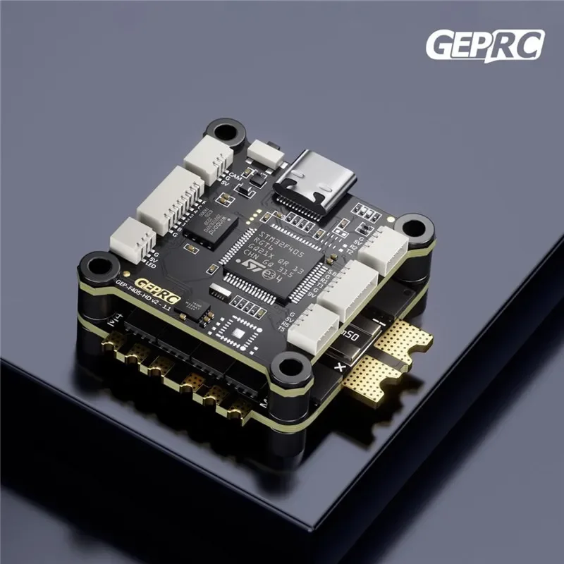 

GEPRC TAKER F405 BLS 50A Stack GEP-F405-HD V2 Flight Controller BLHELIS 50A 4in1 ESC 30X30mm for FPV Freestyle Drones