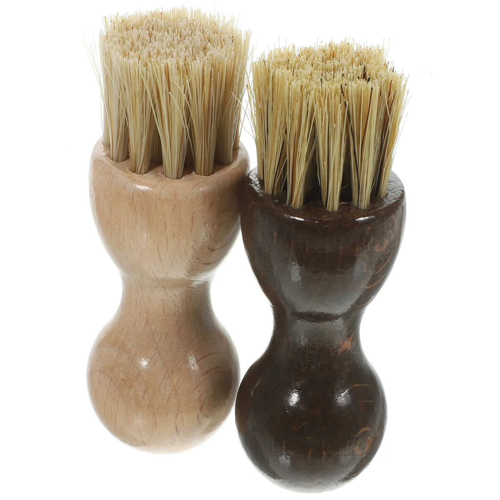 

2pcs Shoe Brushes Multifunctional Shoes Cleaning Brushes Hair Brush Shoe Polish Brushes