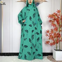 2025 مبيعات ساخنة جديدة رمضان مسلم قبعة مزدوجة المرأة عباية الصلاة الملابس الإسلام تركيا العربية فام عباية الصلاة قفطان فضفاض الجلباب 4