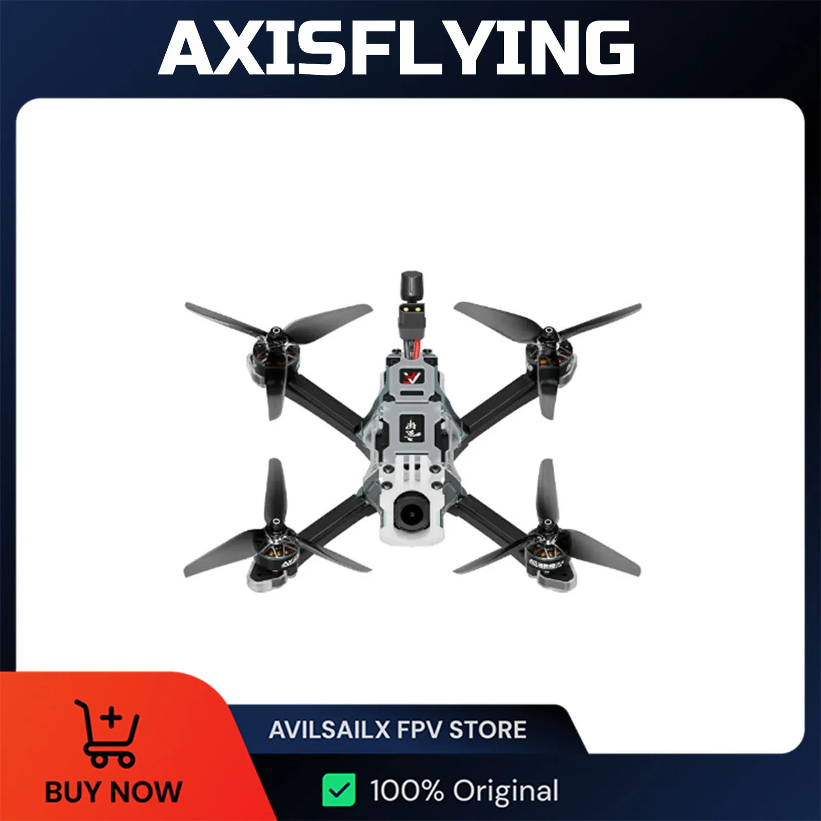 Контроллер полета BANDO 5 SE F405 AXISFLYING, экономичный 5-дюймовый FPV-дрон для ежедневной практики, детали для модификации «сделай сам» thumbnail 2
