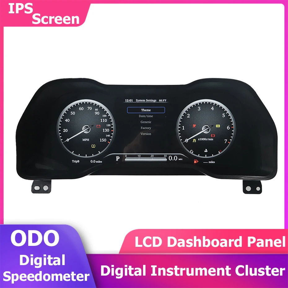 

12.3 Inch LCD Digital Virtual Cockpit Instrument Cluster For Toyota 4Runner 4 Runner 2014-2019 Dashboard Panel Speedometer Gauge