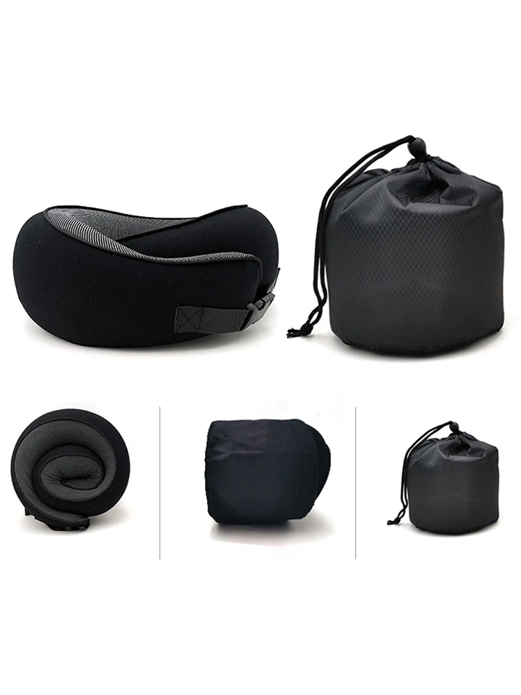 Compact carry bag for travel pillow