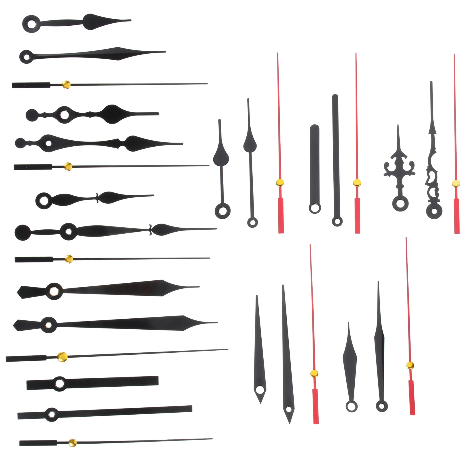 

10 Sets Clock Movement Mute Clock Movement Parts Wall Clock DIY Mechanism Repair Tools