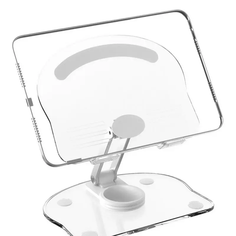 

Акриловая подставка для планшета, акриловая прозрачная подставка для планшета, книжный держатель, Складная регулируемая Портативная подставка для телефона, противоскользящая подставка для живых трансляций