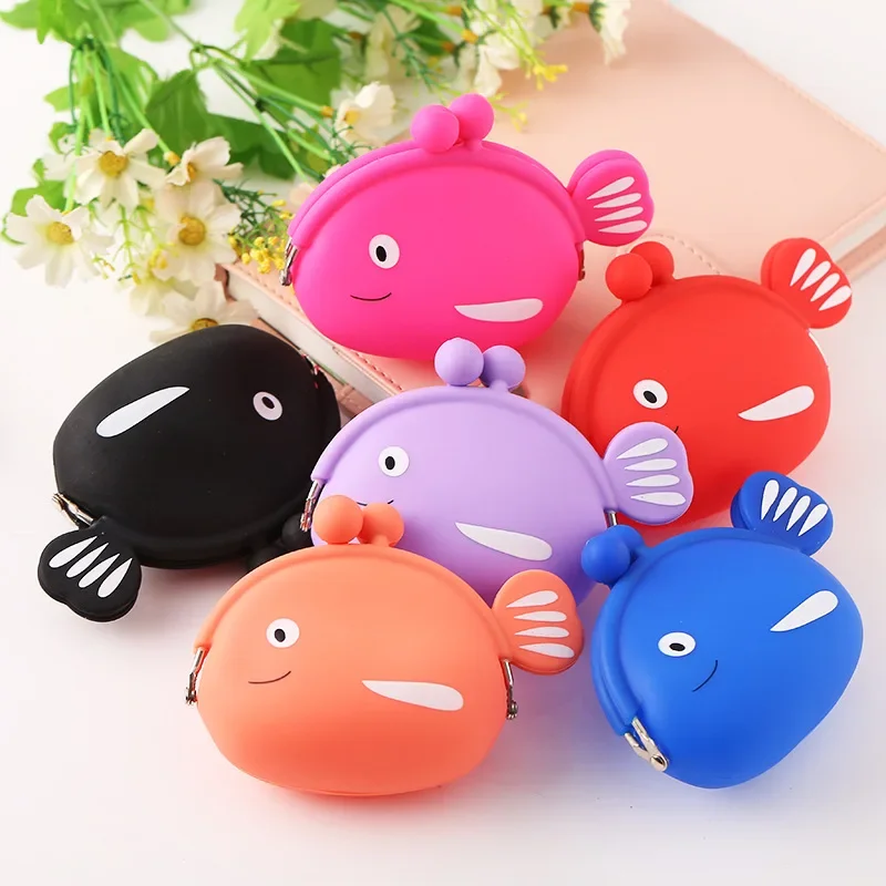 Didiseaon 2pezzi Portamonete Silicone Pochette Multifunzionale Coniglio Per Monete e Piccole Colori Per Compleanni e