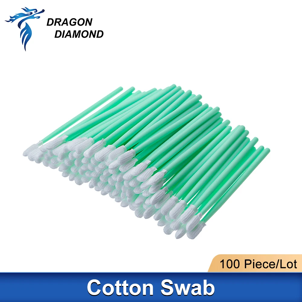 Cleaning Tools Industry Machine Nonwoven Fabrics Cotton Swabs Dust-proof Length 70mm 100mm 125mm 100pcs/pack