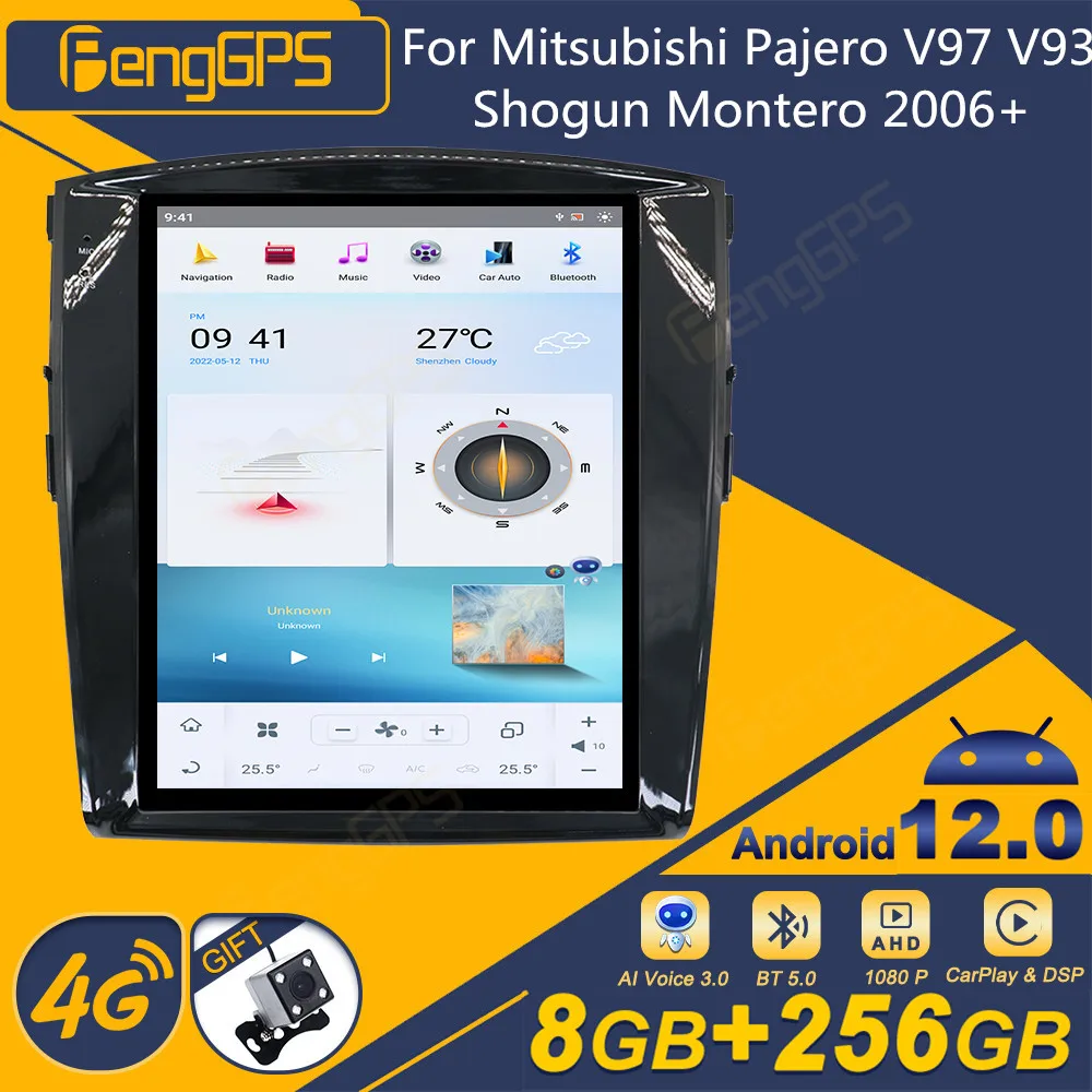 

Восьмиядерный процессор Qualcomm для Mitsubishi Pajero V97 V93 Shogun Montero 2006 + Android автомобильный радиоприемник Тесла экран 2Din стерео ресивер Авторадио