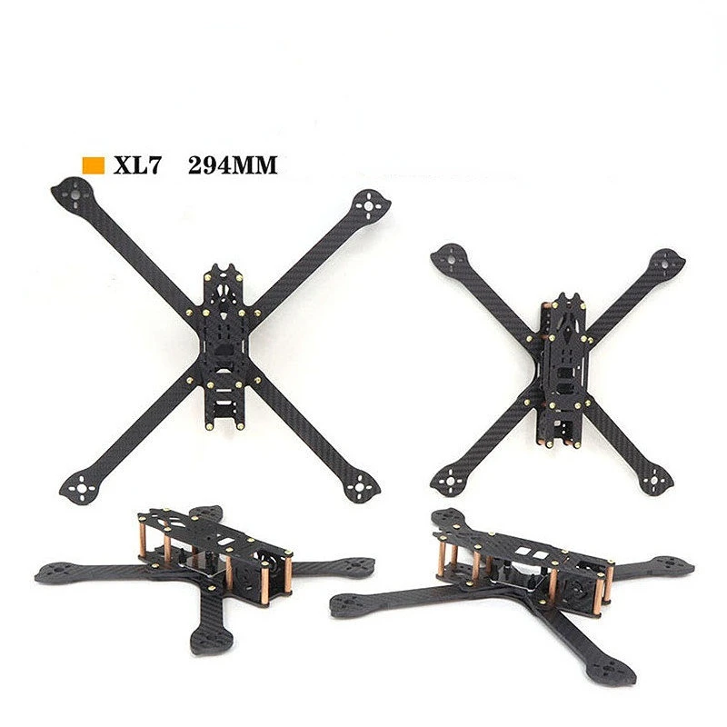 

Wholesale 5PCS HSKRC XL7 294mm 7inch Carbon Fiber Frame Kits for FPV Freestyle