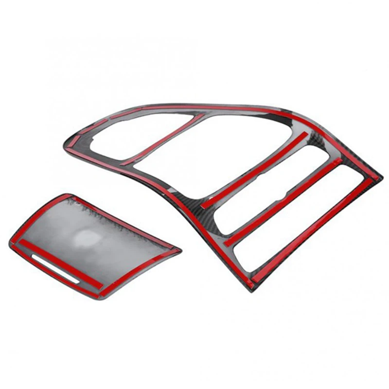 

Центральная панель переключения передач автомобиля декоративная отделка крышка из углеродного волокна цвет для Mercedes Benz E-Class W213 2015-2018