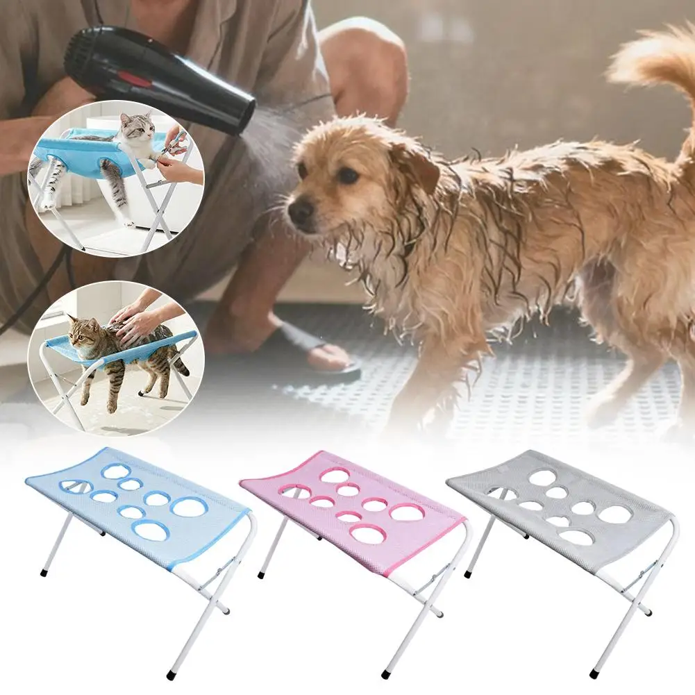 Adjustable Detachable Groomi Hammock, Breathable Scratch-Resistant Bathi Bed For Cats & Small Dogs,Multi-Use Pet_voghion.com