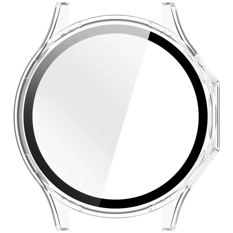 Premium Scratchproof Anti-Fall Protective Watch Case with HD Glass + PC Integration