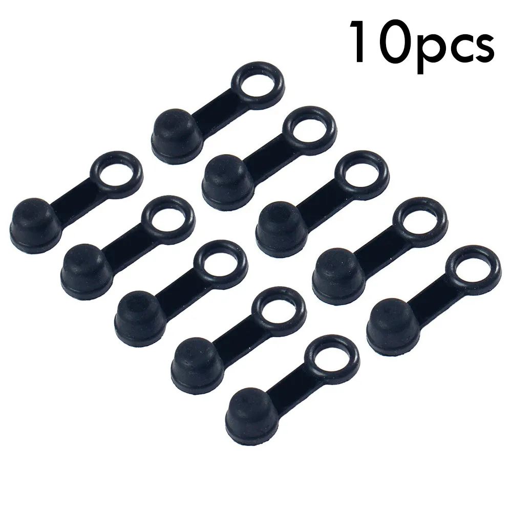

10pcs/set Car Brake Pump Dust Cap Oil Drain Screw Cap Brake Caliper Sealing Nipple Screw Dust Cap Cover Rubber Motorcycle Part