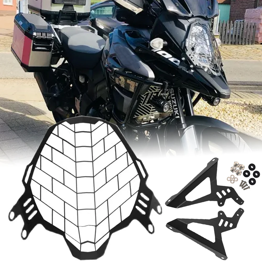 

Защитная накладка на переднюю фару для Suzuki V-STROM 1000 XT, защитная решетка vдополнительный DL 1000 2017 2018 2019 2020 DL1000, аксессуары для мотоцикла