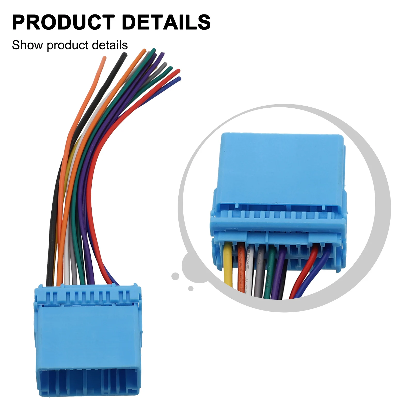 

1Pcs Car Stereo Radio Wire Harness Adapter Connector For Buick For Honda For Mazda For Suzuki Swift For Chevrolet