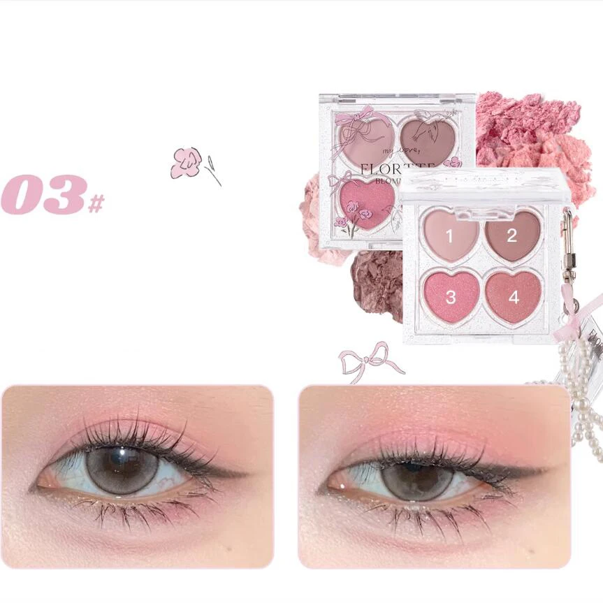 Korean Makeup Eyeshadow Palette Four-Color eye shadow plate