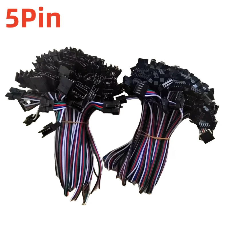 รูปสินค้า JST Connector 100 คู่ สำหรับ LED Strip 2811 5050 RGB RGBW RGBCCT