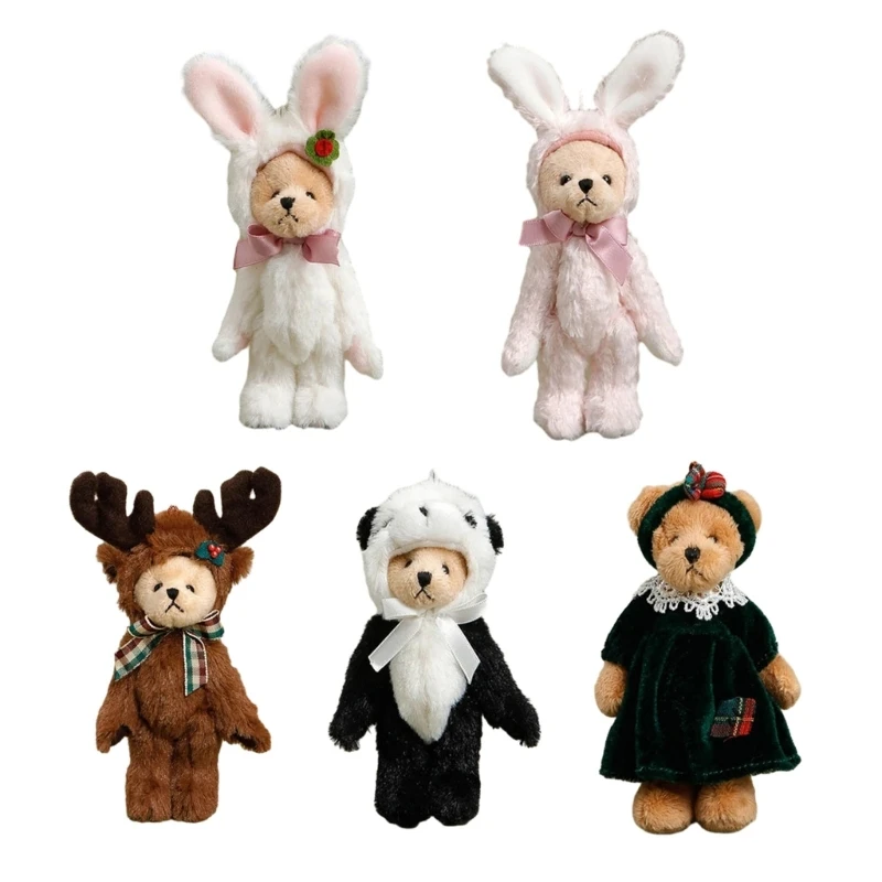 

Christmas Bear Stuffed Animal Plush Toy Exquisite Craftsmanship Christmas Decor Dropship