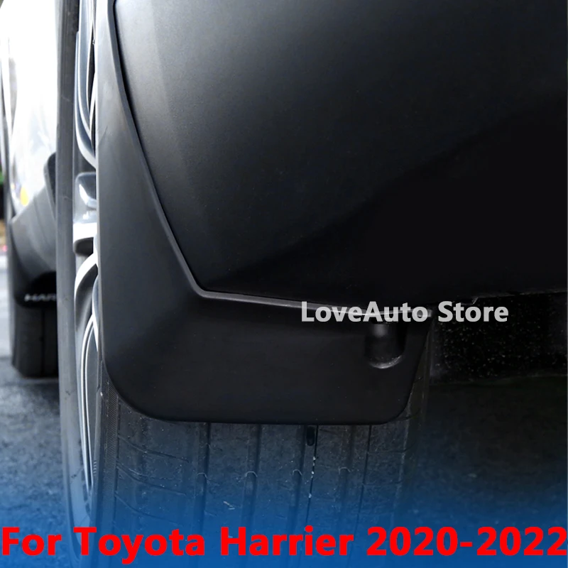 

Брызговики для Toyota Harrier 2021 2022, черные окрашенные передние и задние