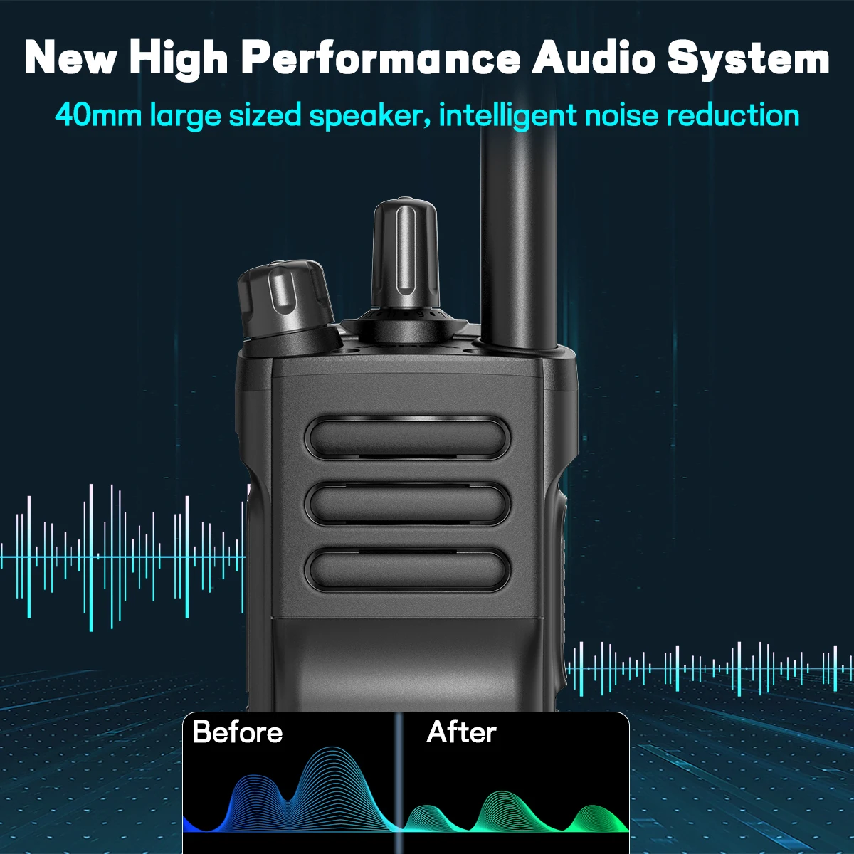 BAOFENG UV-32 GPS Walkie Talkie Multi Band 10W Bluetooth Phone APP Programming 1000CH Type-C Long Range Upgraded UV-5R Ham Radio 4