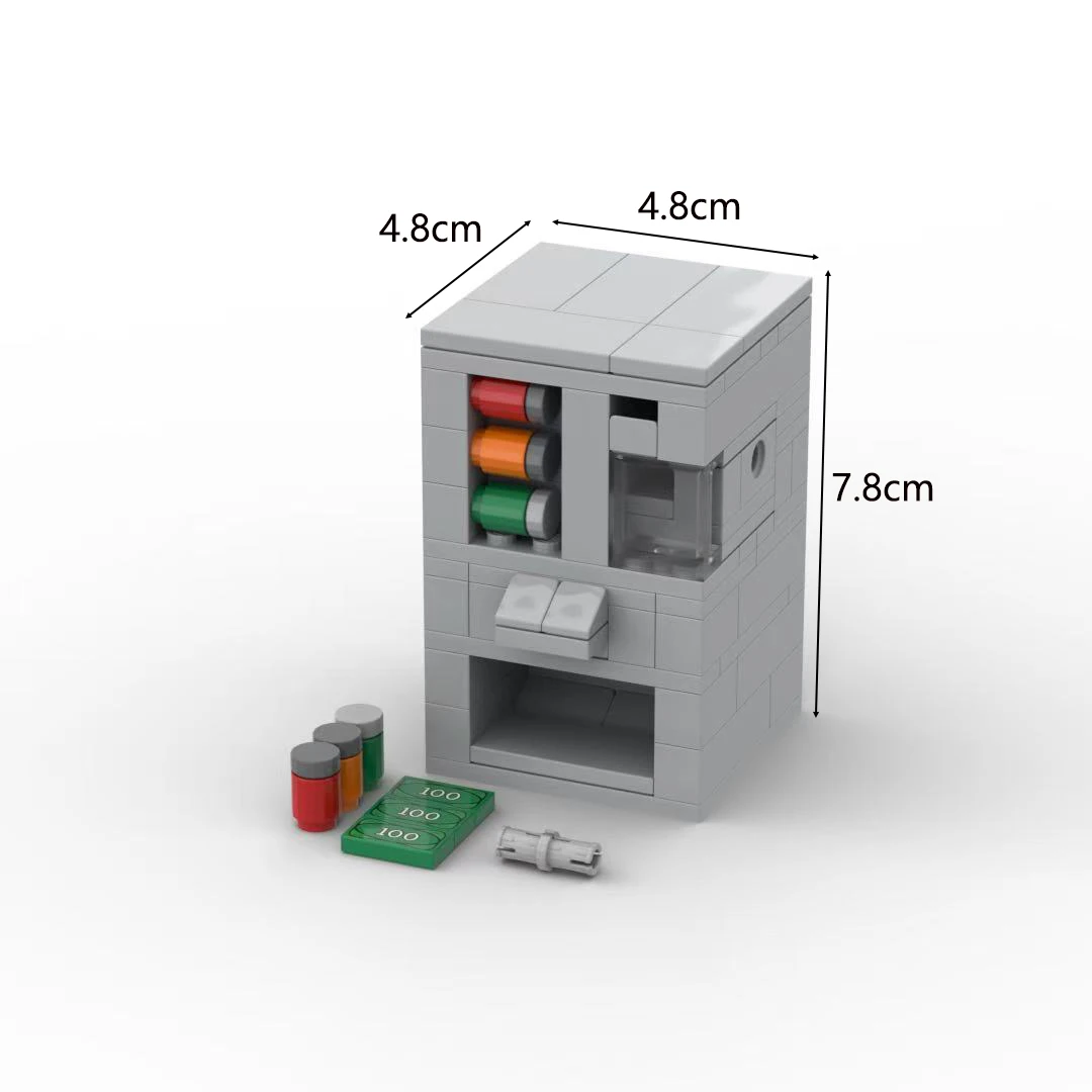 MOC Coin-operated vending machine Bricks DIY Building Blocks Kids Education  Toys For Boy and girl Birthday Gift - AliExpress
