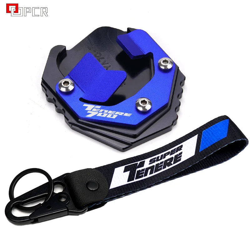 

Tenere700 2022 для Yamaha Tenere 700 2019 2020 2021 CNC Выдвижная ножка удлинитель боковая подставка подушка увеличитель Аксессуары для мотоцикла