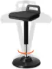 Active Chair with Handle, Height-Adjustable (24.6-34.4") Wobble Chair Made of Elastic Fabric & 45 mm Foam 1