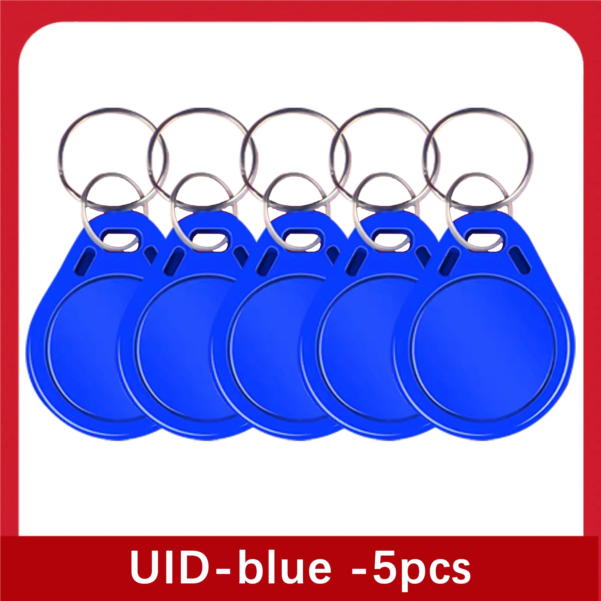 RFID Keyfobs 13.56Mhz UID Token Copy Changeable Attendance Management CUID Clone Keychain Tag 5/10PCS For Mif 1k S50 Writable