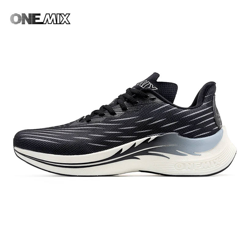 Onemix 2025 New Breathable Mesh Running Shoes Men Marathon Sport